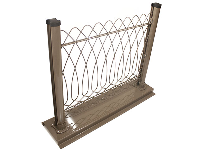 brown florence fence by designmaster