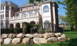 Aluminum Fence install