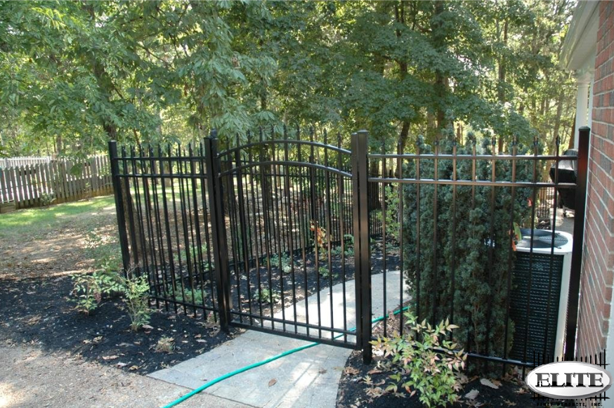 Efs 10 Elite Ornamental Aluminum Fence Supply White Elite Aluminum Fence Garden Gate