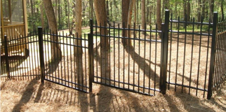 stepped efs-15 aluminum fence