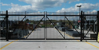 Zip Track Slide Aluminum Gate