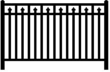 Jerith Style 200 Modified Aluminum Fence