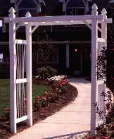 Royal Sturbridge vinyl arbor and trellises collection