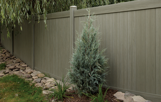 Arbor Blend Vinyl Privacy Fences by Bufftech