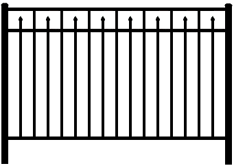 Elite EFS25 Aluminum Fence