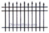 Staggard Aluminum Fence