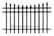 Concave Aluminum Fence
