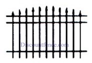 Convex Aluminum Fence