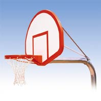 stationary basketball backboard 
