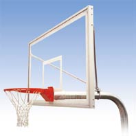 stationary basketball backboard 