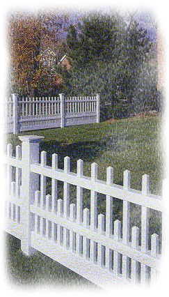 Canterbury vinyl fence