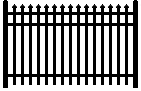 EFS-10 Aluminum Fence