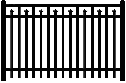 aluminum fence