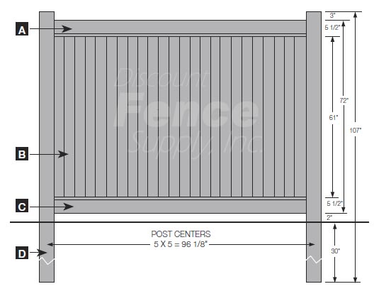 Lexington Vinyl Fence