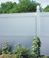 Norfolk I with Lattice Accent Vinyl Fence