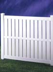 Millbrook Semi Private Vinyl Fence