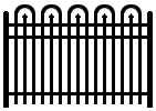 Jerith Lexington Style Aluminum Fence