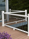 panorama composite railing system for vinyl fencing