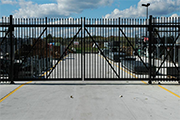 Zip Track Cantilever Slide Aluminum Gate