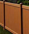 chesterfield with CertaGrain texture vinyl fence