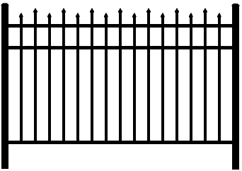 Elite EFS-15 Pool Code Aluminum Fencing