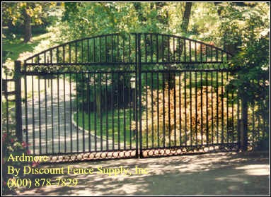 Aluminum fence gates
