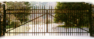 Aluminum fence gates