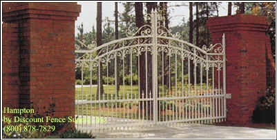 Aluminum fence gates
