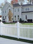 Manchester Concave Vinyl Fence