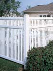 Prinston Vinyl Fence with Midrail