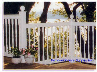 vinyl porch rail