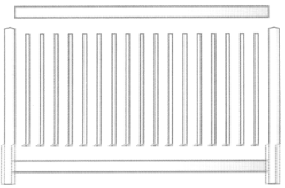 Bufftech Vinyl Fence